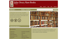 Desktop Screenshot of johndruryrarebooks.com