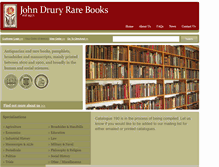 Tablet Screenshot of johndruryrarebooks.com